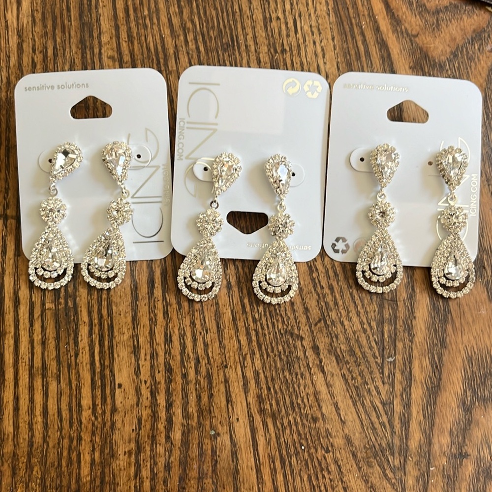 Brand new icing earrings